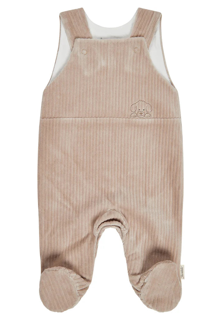 Ensemble grenouillère bébé velours côtelé Chien Lucky STERNTALER
