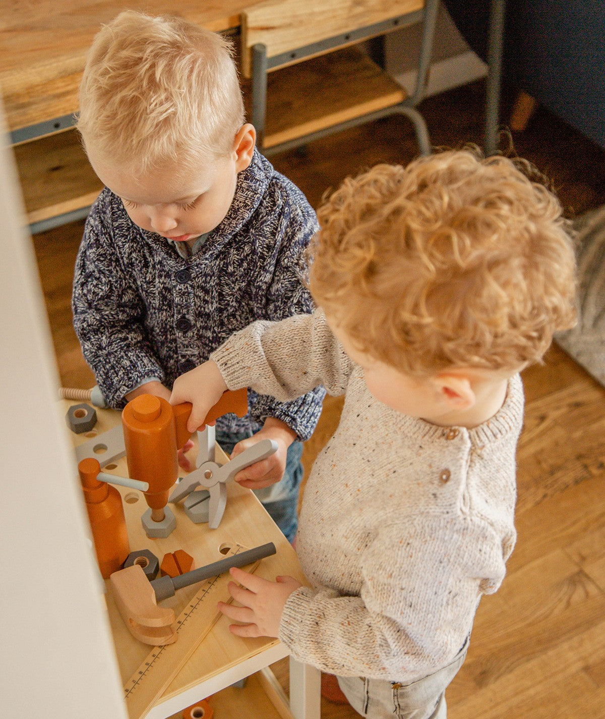 Établi en bois enfant – jouet bricolage dès 3 ans