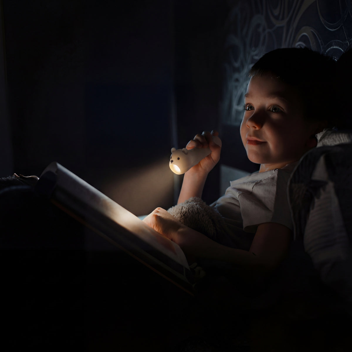 Lampe torche enfant ours polaire rechargeable