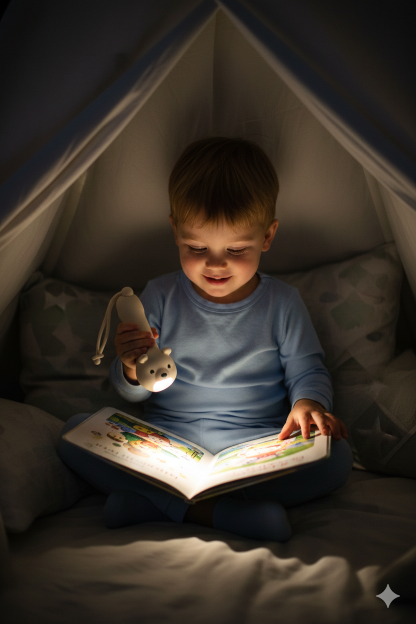 Lampe torche enfant ours polaire rechargeable