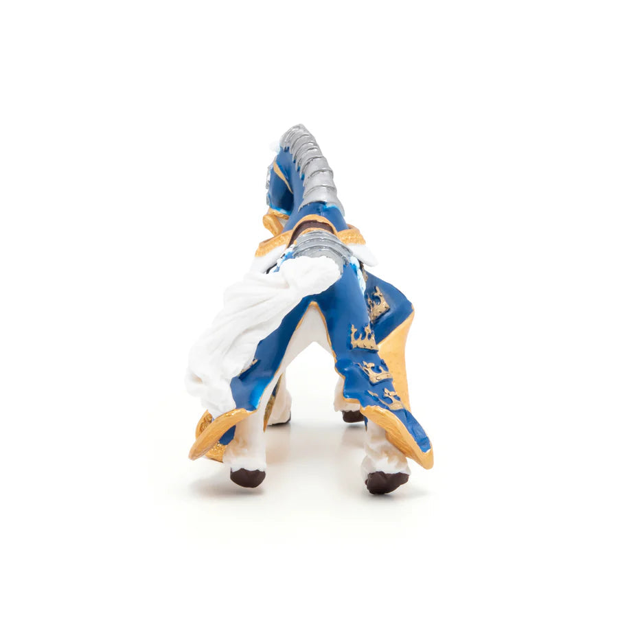 Figurine Cheval du Roi Arthur bleu – jouet enfant dès 3 ans PAPO