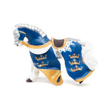 Figurine Cheval du Roi Arthur bleu – jouet enfant dès 3 ans PAPO