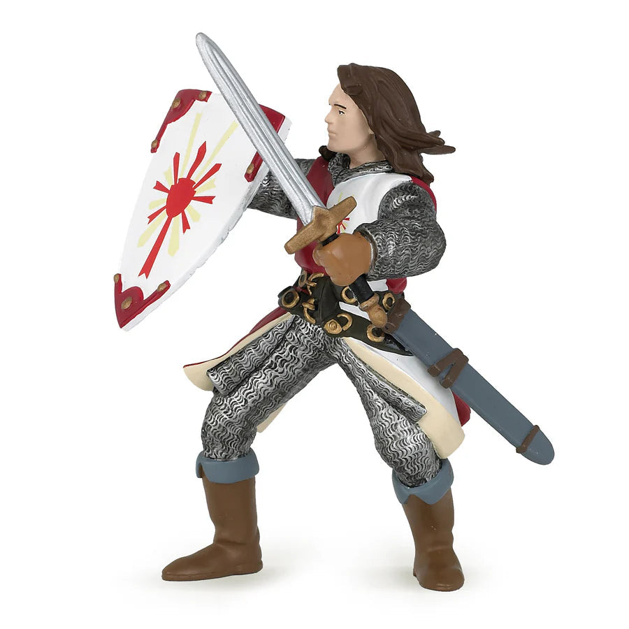 Figurine Lancelot rouge – jouet enfant dès 3 ans PAPO