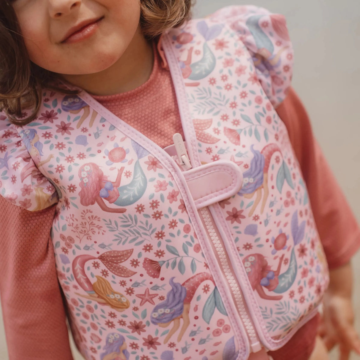 Gilet de natation enfant sirène 2-3 ans – aide à flotter piscine