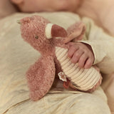 Hochet peluche flamant rose Safari Friends – hochet doux bébé LITTLE DUTCH