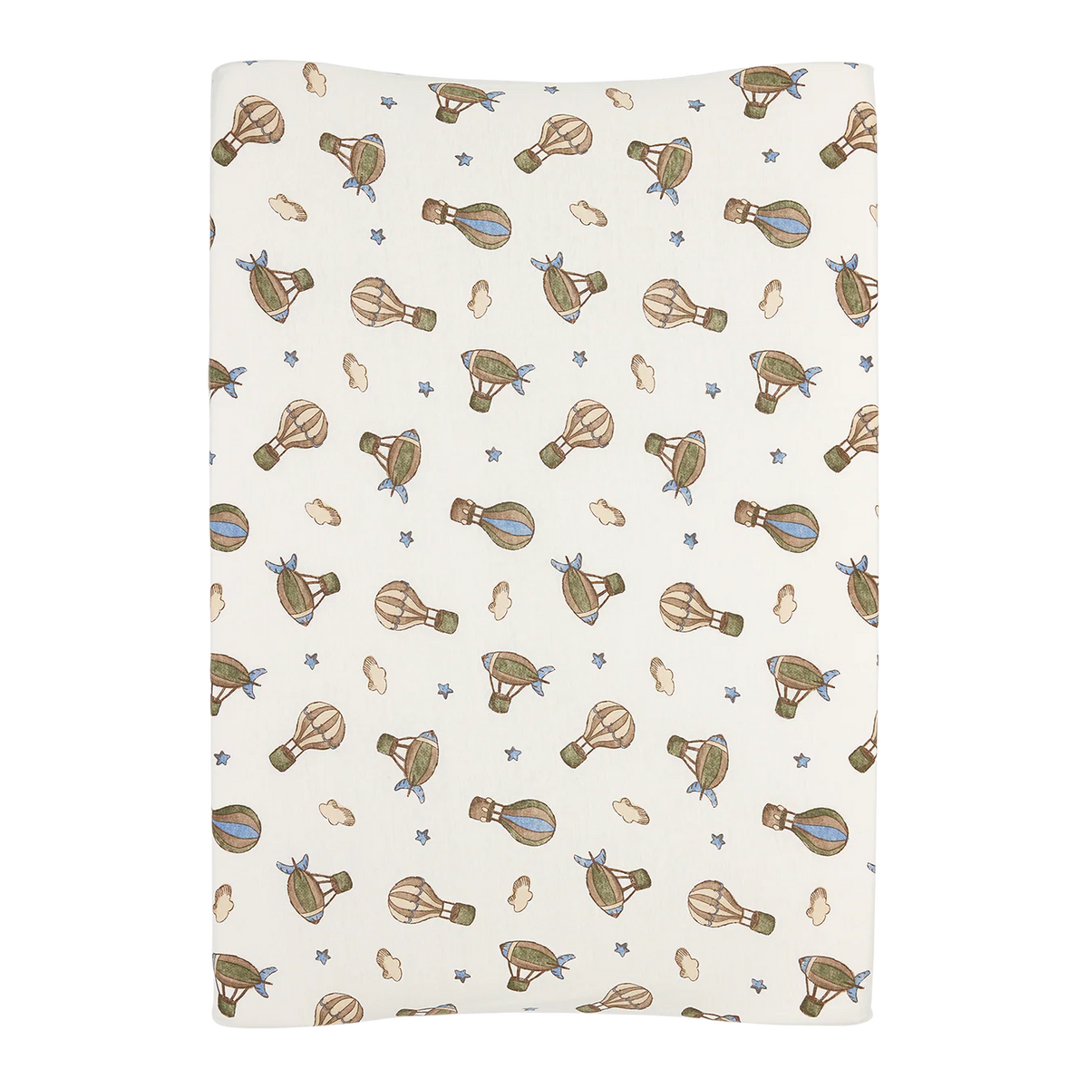 Housse matelas à langer bébé coton 50x70 montgolfière MEYCO BABY
