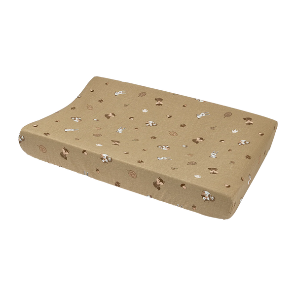 Housse matelas à langer bébé coton 50x70 Animaux de la forêt MEYCO BABY