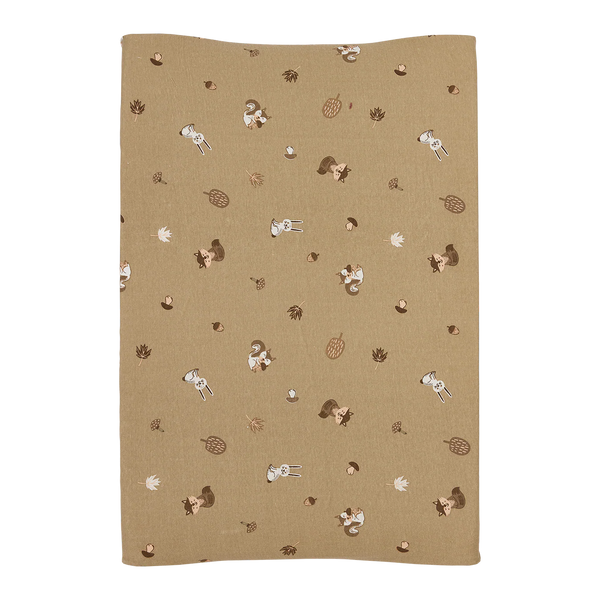 Housse matelas à langer bébé coton 50x70 Animaux de la forêt MEYCO BABY
