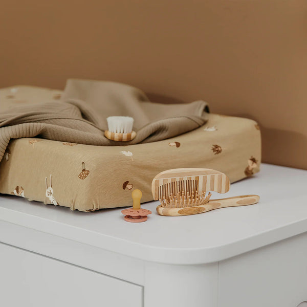 Housse matelas à langer bébé coton 50x70 Animaux de la forêt MEYCO BABY
