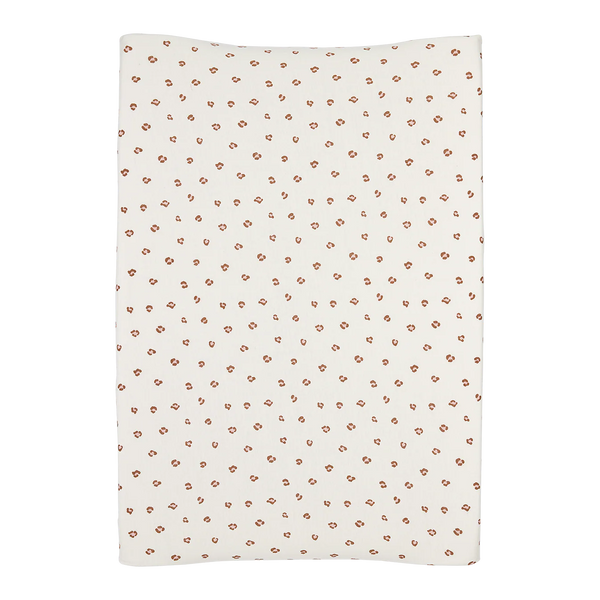 Housse matelas à langer bébé coton 50x70 coeurs rouge MEYCO BABY