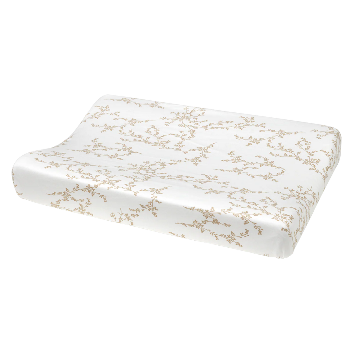 Housse matelas à langer bébé coton 50x70 branches sable MEYCO BABY