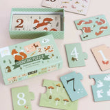 J’apprends à compter – Amis de la forêt – 10 puzzles 🦊🌲 MY LITTLE COMPANY