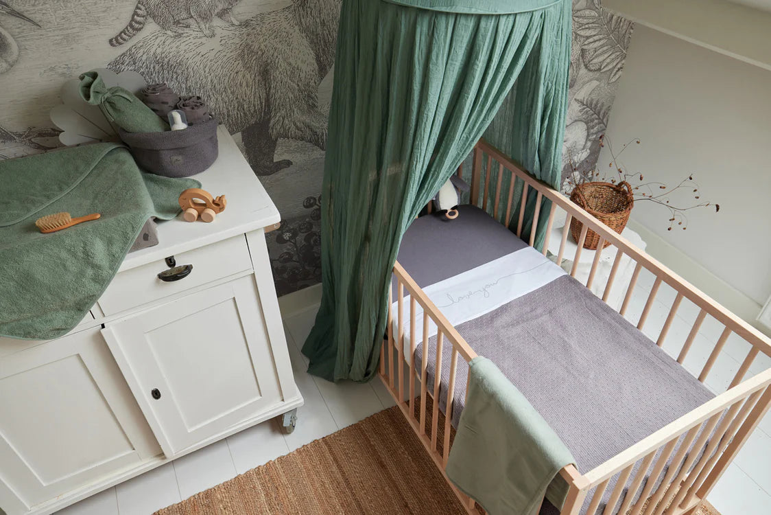 Cape de bain Éponge 100 x 100cm - Ash Green JOLLEIN