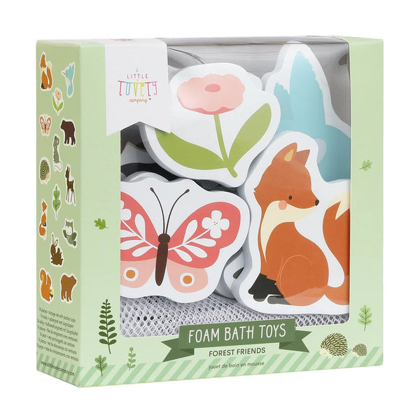 Jouets de bain en mousse – Amis de la forêt – 14 pièces mushie