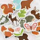 Jouets de bain en mousse – Amis de la forêt – 14 pièces mushie