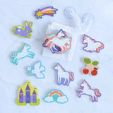 Jouets de bain en mousse – Rêves de Licorne – 14 pièces mushie