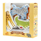 Jouets de bain en mousse – Safari – 14 pièces mushie