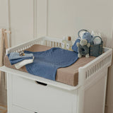 Lange bébé mousseline bleu indigo naturel – lot de 3 MEYCO BABY