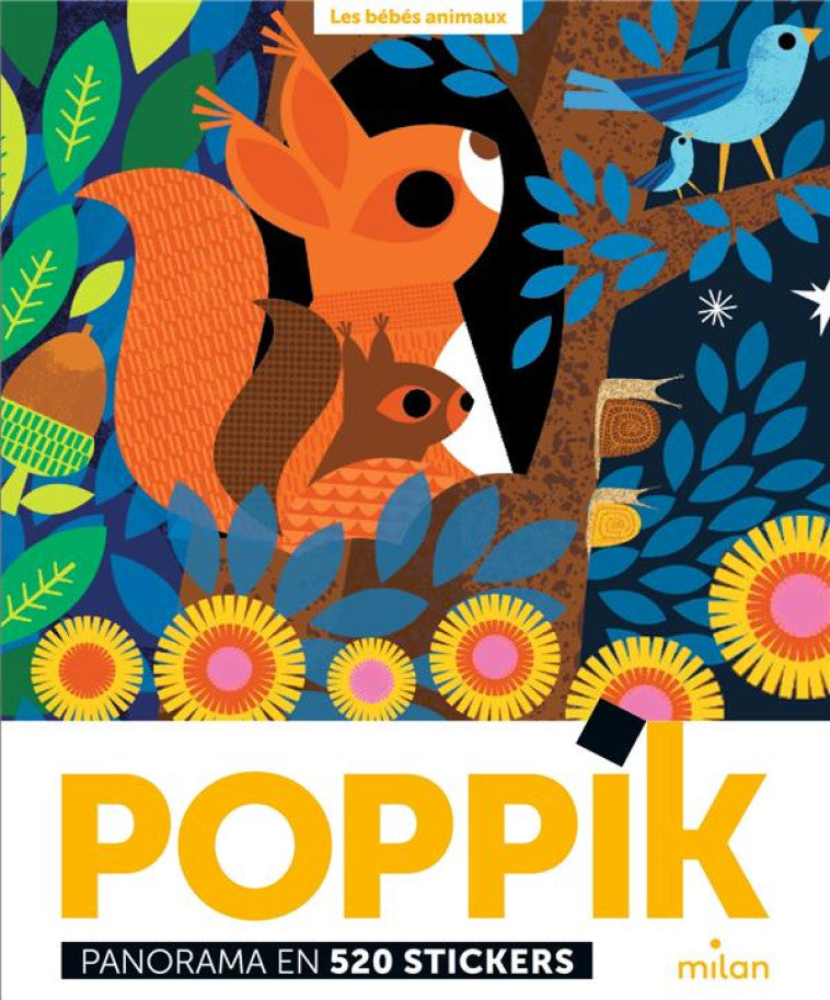 Les bébés animaux – Poppik – poster stickers éducatif enfant Poppik