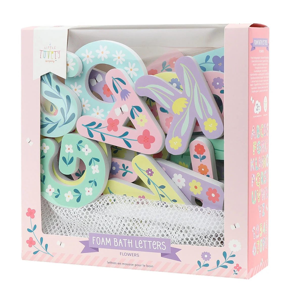 Lettres de bain en mousse – Flowers – 36 pièces MY LITTLE COMPANY
