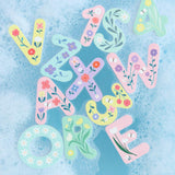 Lettres de bain en mousse – Flowers – 36 pièces MY LITTLE COMPANY