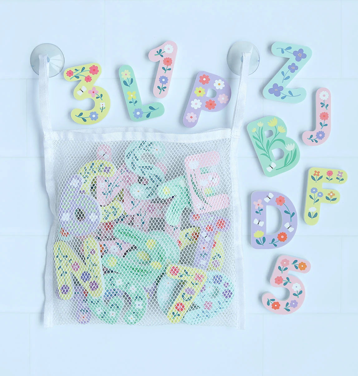 Lettres de bain en mousse – Flowers – 36 pièces MY LITTLE COMPANY