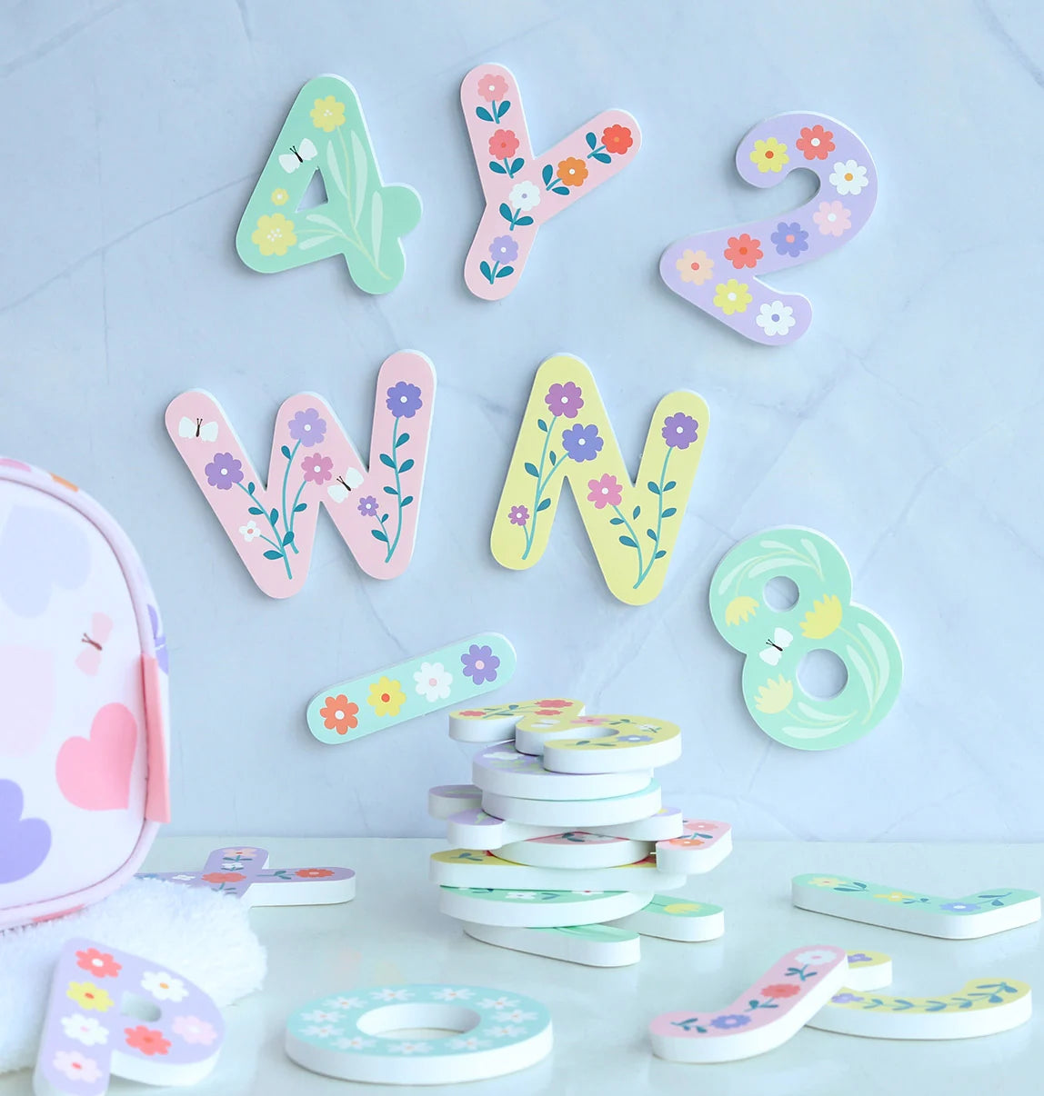 Lettres de bain en mousse – Flowers – 36 pièces MY LITTLE COMPANY
