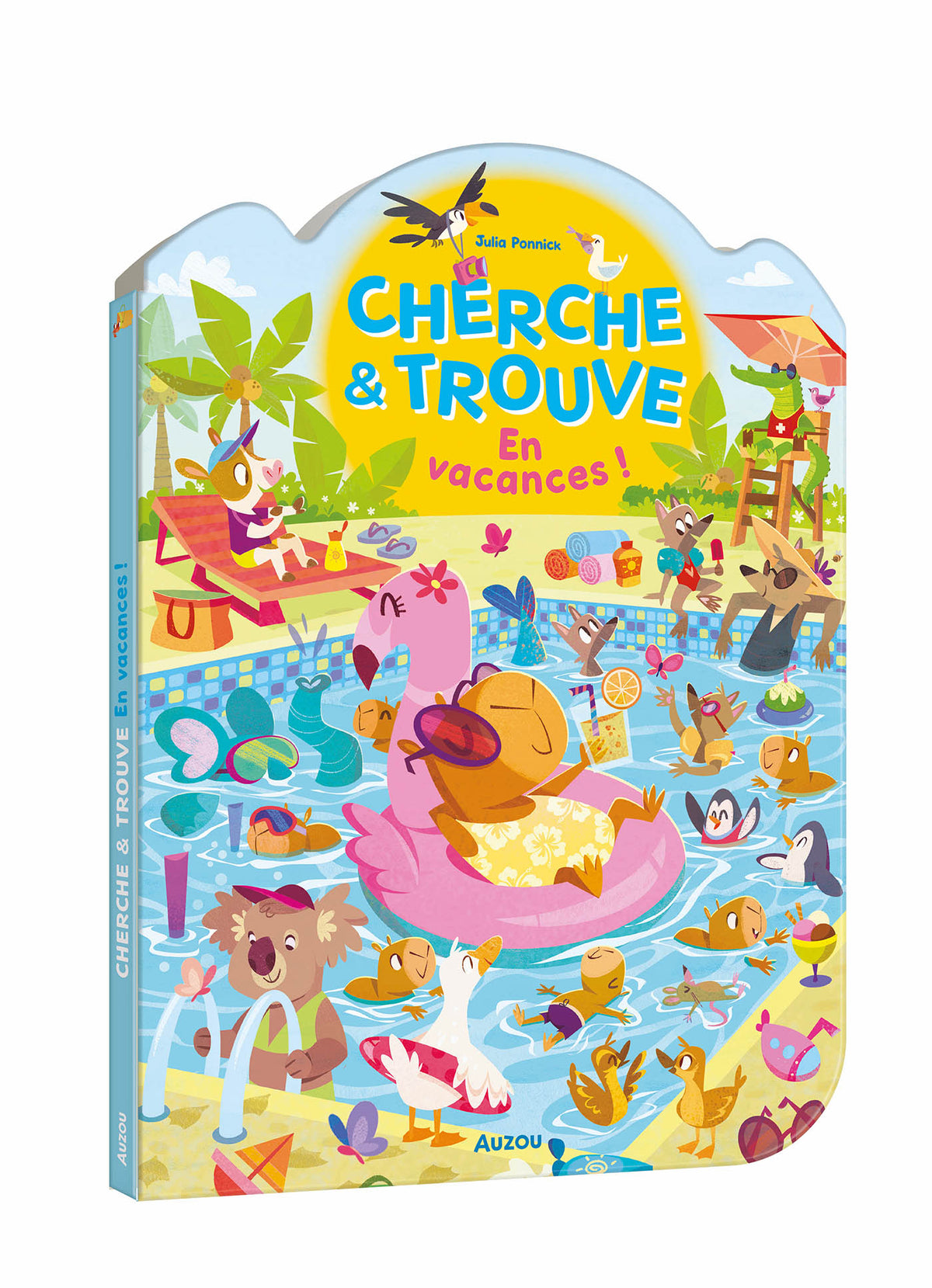 Le Cherche &amp; Trouve – En vacances ! entraîne les enfants dans les aventures estivales d'une joyeuse famille de capybaras. Avec plus de 40 éléments à retrouver sur chaque illustration, ce livre offre une activité amusante qui développe l'observation et la concentration.Grand livre Cherche &amp; Trouve avec des capybaras en vacances pour développer l'observation, la concentration et la mémoire visuelle dès 4 ans.