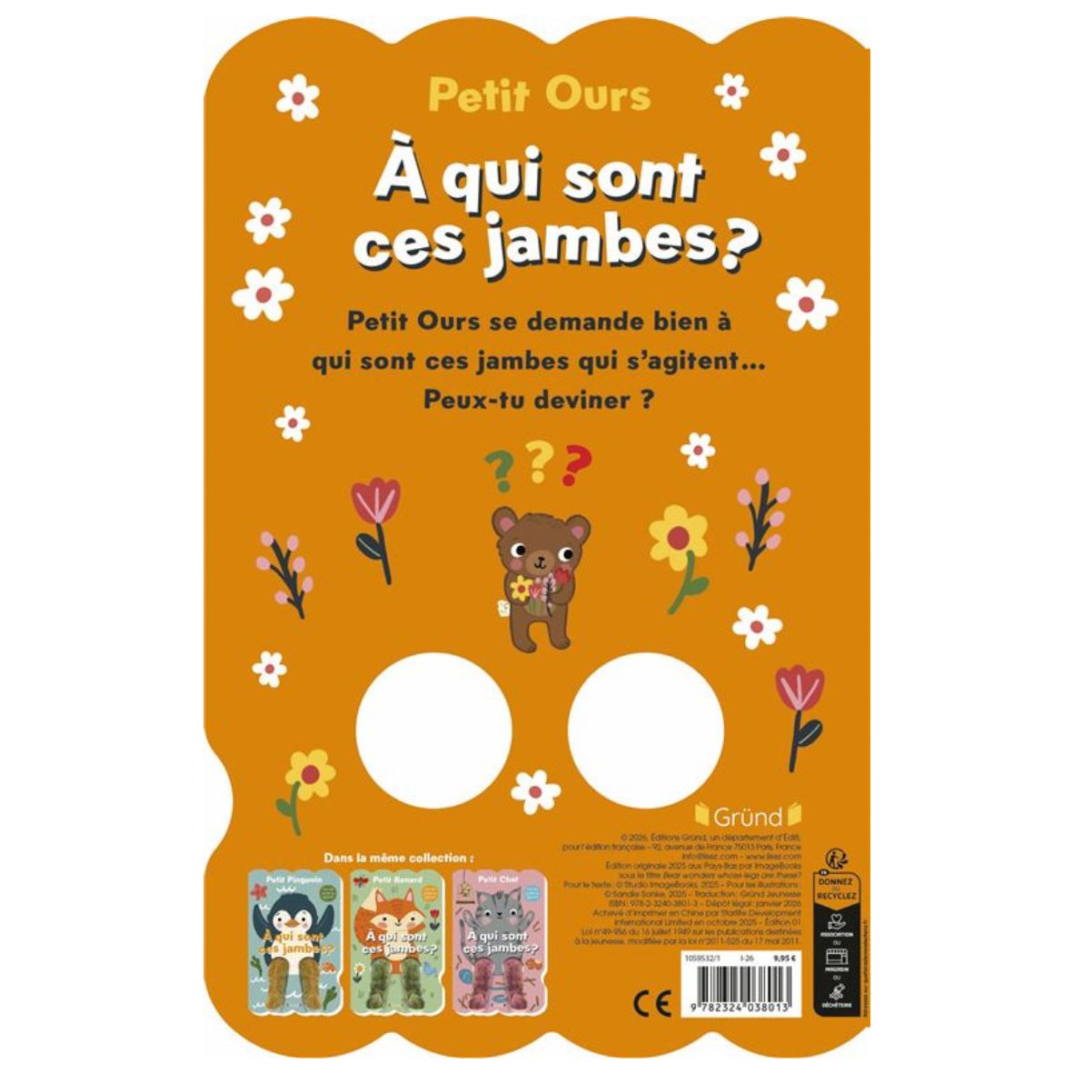 Livre animé bébé – Petit Ours : À qui sont ces jambes ?