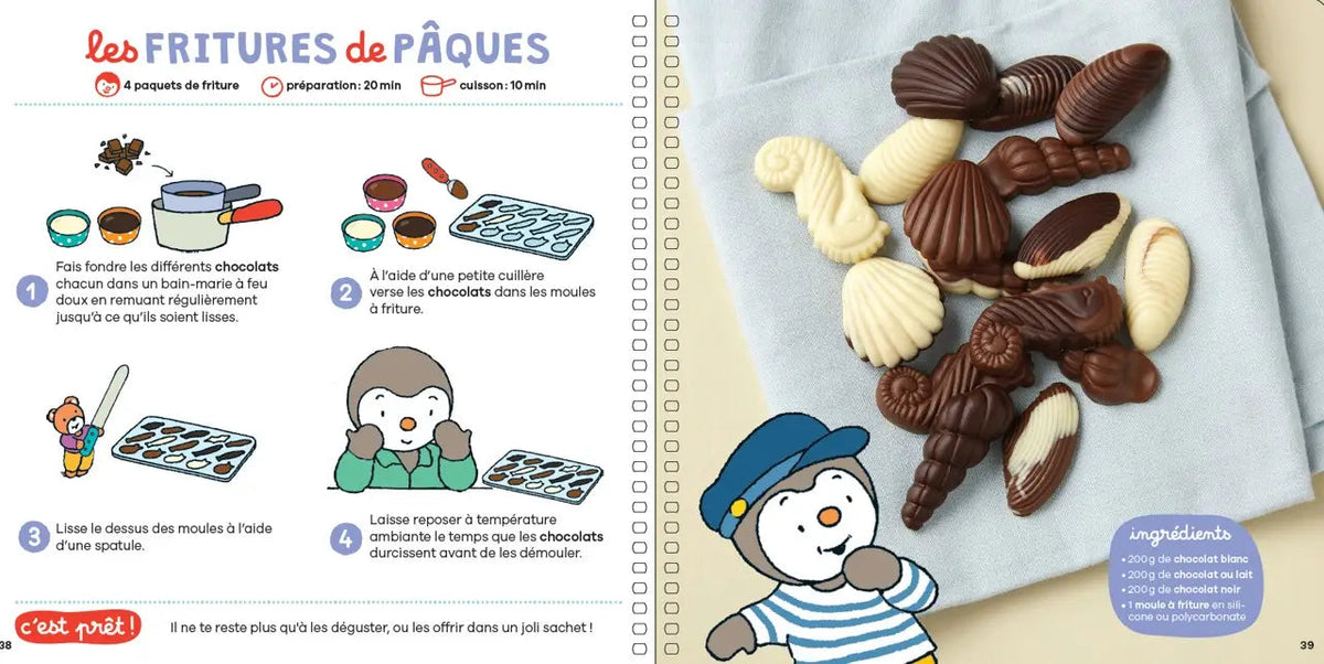 T’Choupi – Mes recettes super faciles au chocolat dès 2 ans NATHAN