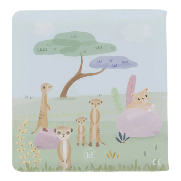 Livre de bain Safari Friends sonore : le jouet idéal pour éveiller bébé et rendre le bain amusant dès 6 mois. LITTLE DUTCH