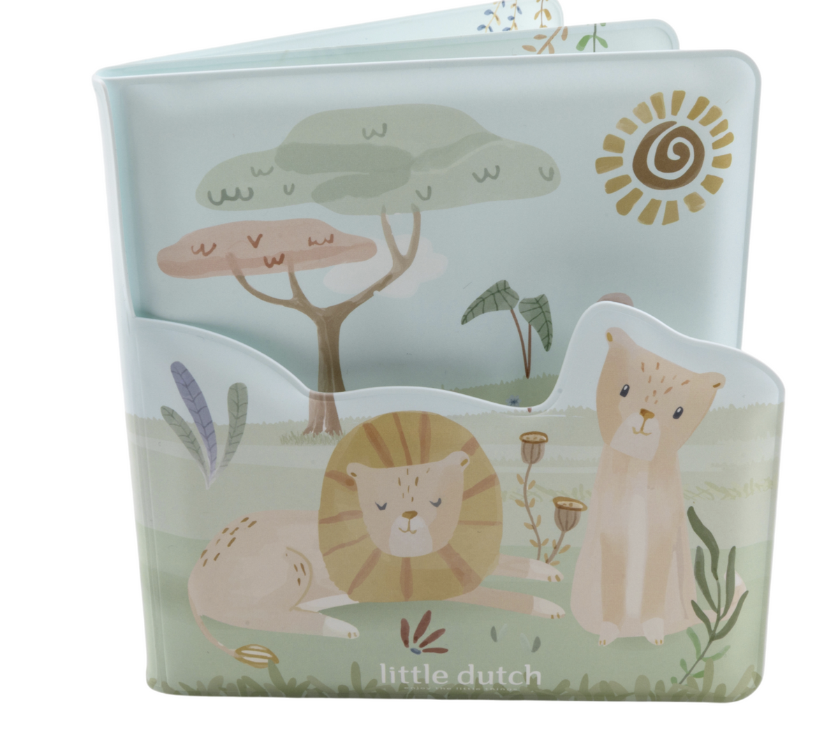 Livre de bain Safari Friends sonore : le jouet idéal pour éveiller bébé et rendre le bain amusant dès 6 mois. LITTLE DUTCH