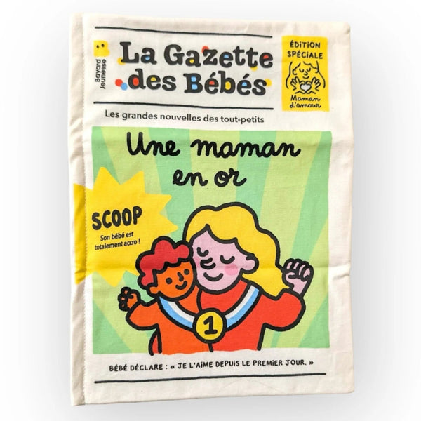 Livre bébé tissu maman – livre sensoriel naissance BAYARD JEUNESSE