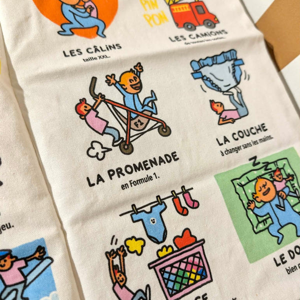 Livre bébé tissu papa – livre sensoriel naissance BAYARD JEUNESSE