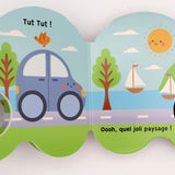 Louise la Voiture est un livre sonore en forme de voiture qui invite les tout-petits à suivre les aventures d'une petite héroïne attachante tout en découvrant le véritable bruit d'une voiture. Une lecture interactive idéale pour éveiller les sens et partager un moment de complicité.Livre sonore bébé en forme de voiture avec véritable bruit de voiture pour éveiller la curiosité, l'écoute et la motricité des tout-petits.
