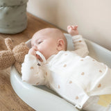Lot de 2 bodies bébé Cœurs – Marron glacé & écru TROIS KILOS SEPT