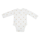 Lot de 2 bodies bébé Cœurs – Marron glacé & écru TROIS KILOS SEPT