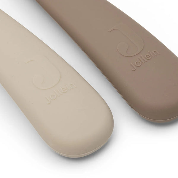 Lot de 2 cuillères souples en silicone - Jollein