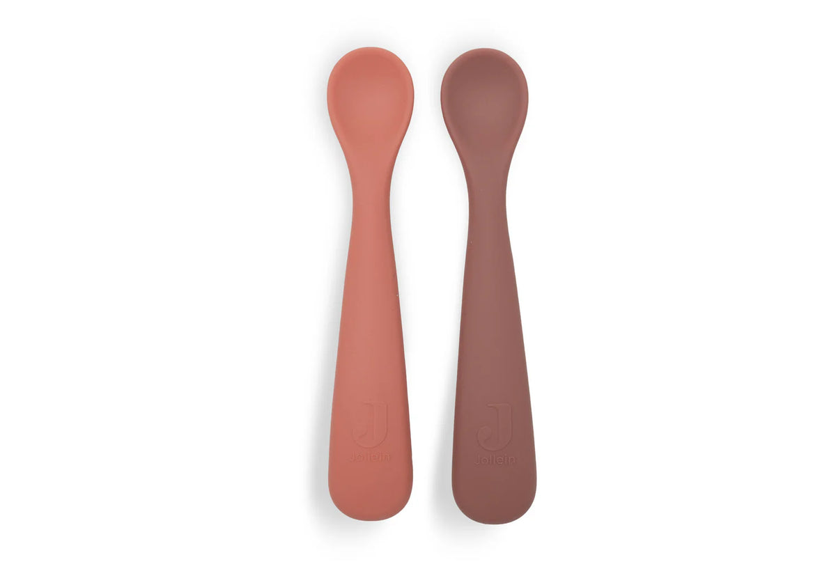 Lot de 2 cuillères souples en silicone - Jollein
