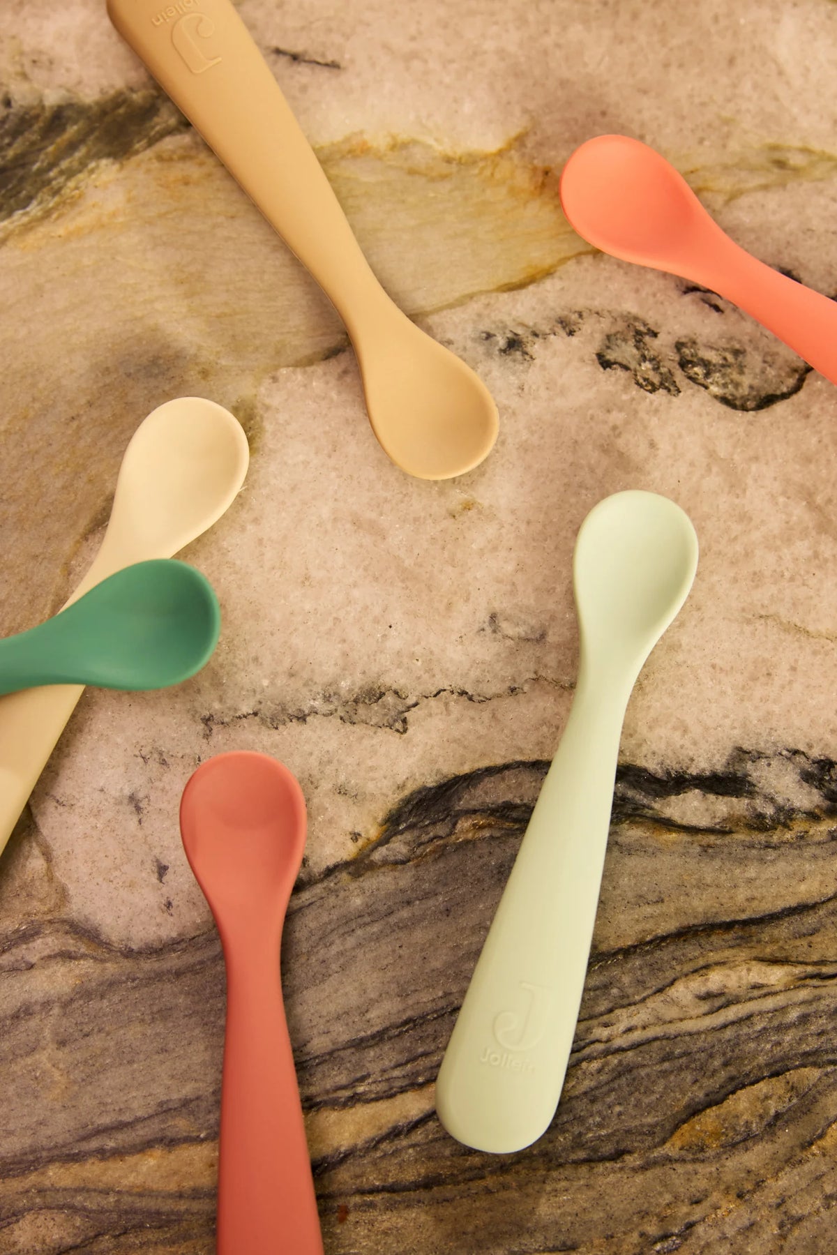 Lot de 2 cuillères souples en silicone - Jollein