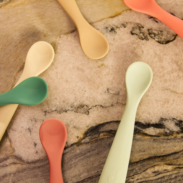 Lot de 2 cuillères souples en silicone - Jollein