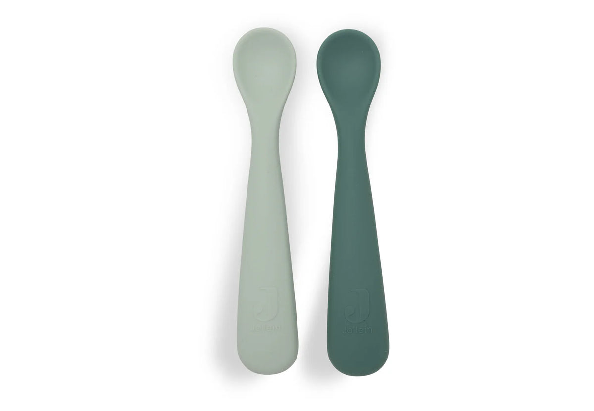 Lot de 2 cuillères souples en silicone - Jollein