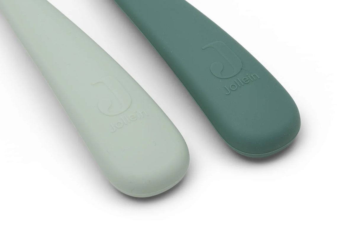 Lot de 2 cuillères souples en silicone - Jollein