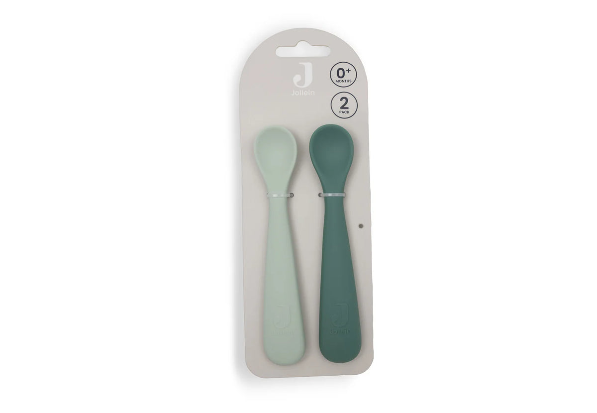 Lot de 2 cuillères souples en silicone - Jollein
