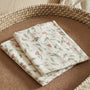 Lot de 2 langes fleuris en mousseline 120 x 120 cm - Meyco Baby MEYCO BABY