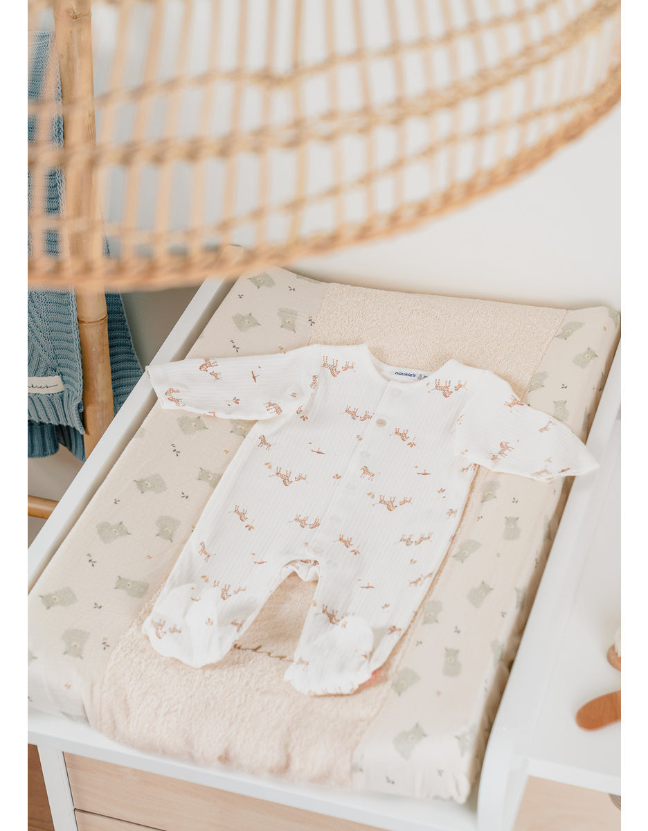 Lot de 2 pyjamas bébé en jersey – Mini Zèbres NOUKIES