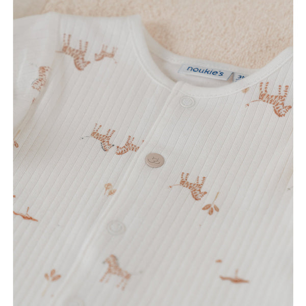 Lot de 2 pyjamas bébé en jersey – Mini Zèbres NOUKIES