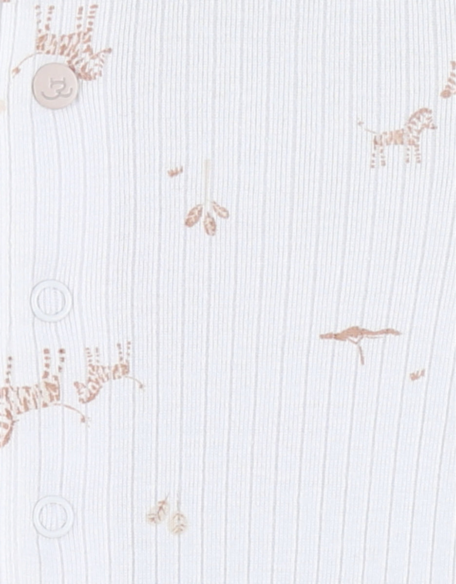 Lot de 2 pyjamas bébé en jersey – Mini Zèbres NOUKIES
