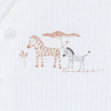 Lot de 2 pyjamas bébé en jersey – Mini Zèbres NOUKIES