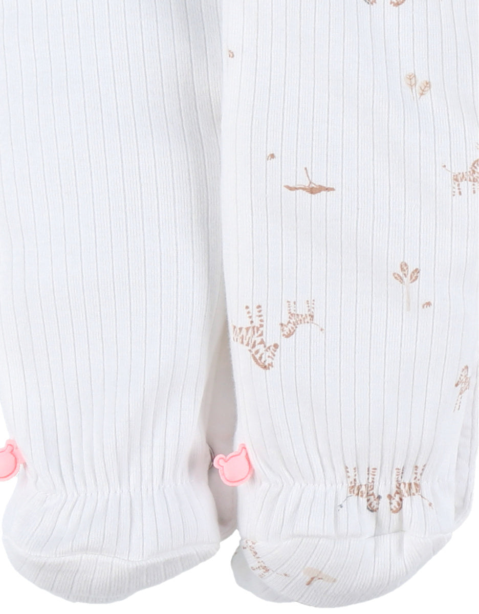 Lot de 2 pyjamas bébé en jersey – Mini Zèbres NOUKIES